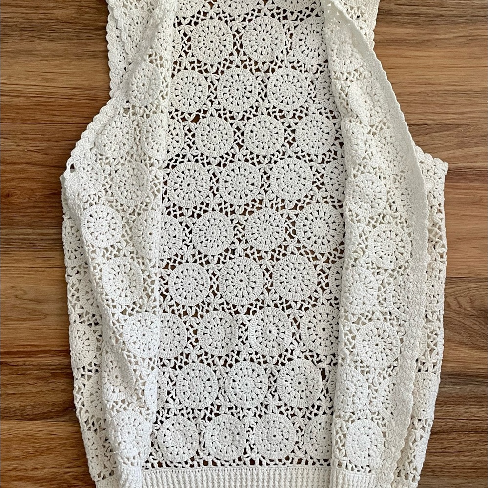 Crocheted Vest - Cottagecore Style